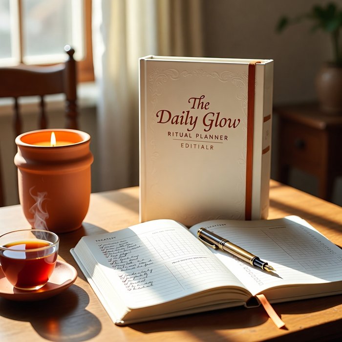 The Daily Glow Ritual Planner — bonus tracker cover